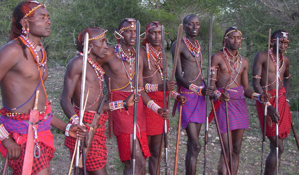 Дело в... Воины масаи, фото 1919 года ▼. Воины масаи ▼. 
